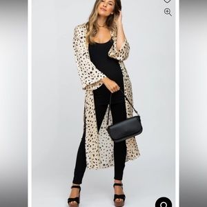 PinkBlush Dalmatian Print Cover Up